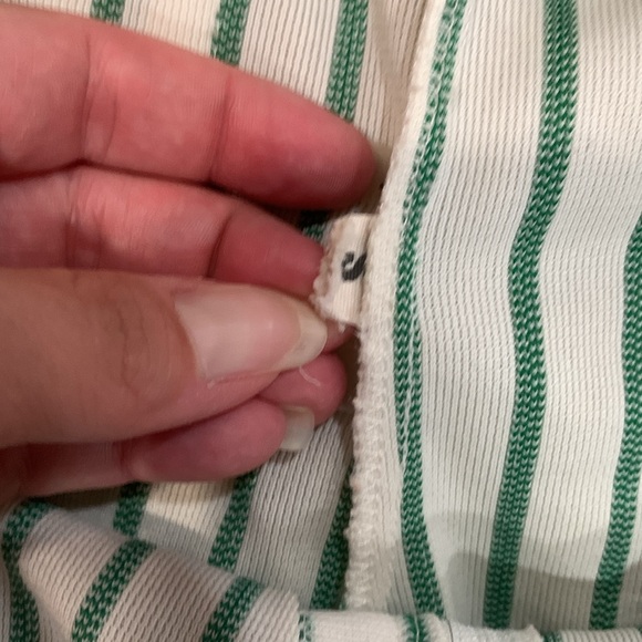 Vintage green and white striped baseball pants size small - Picture 3 of 6